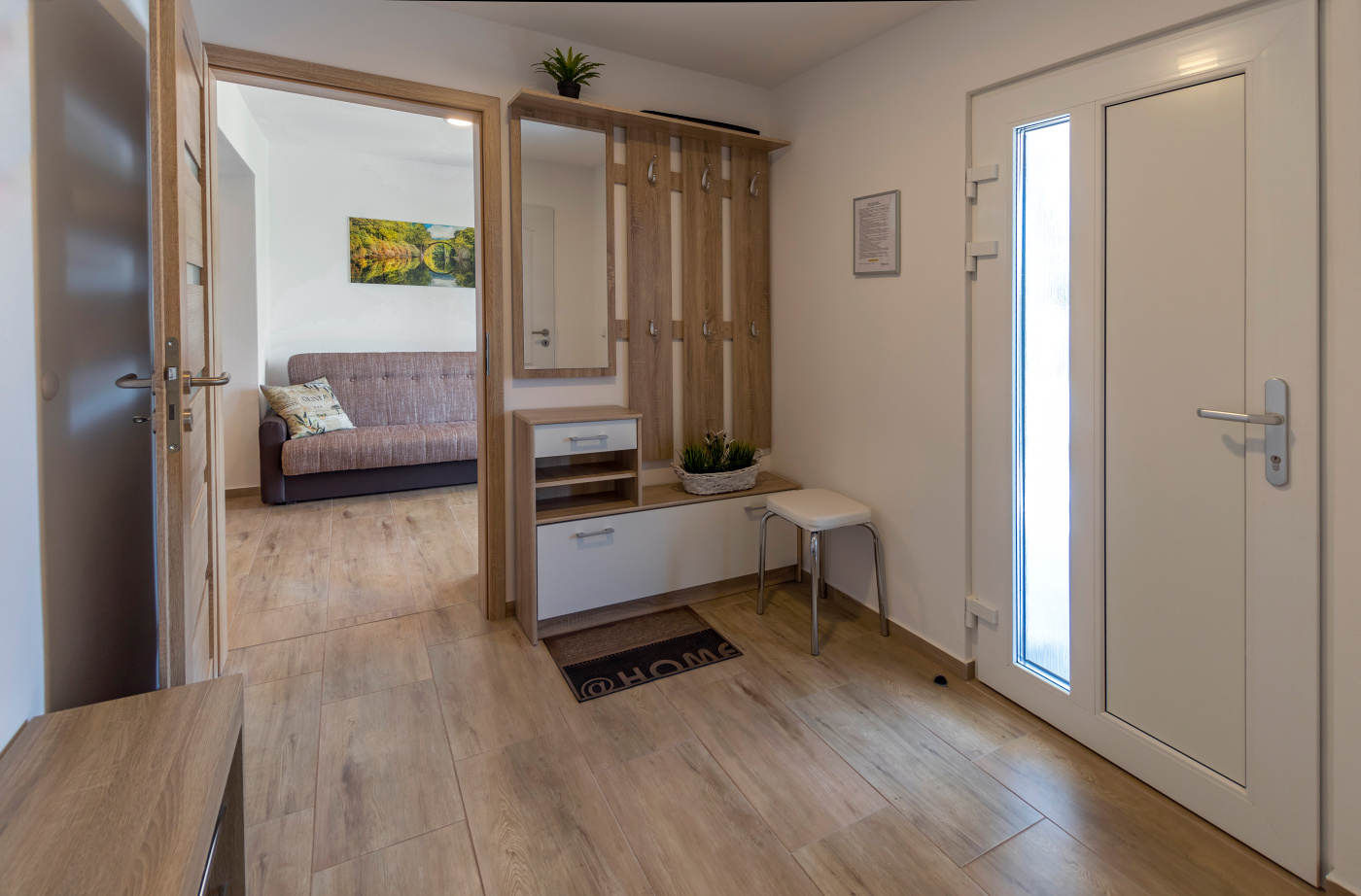 Apartmán 1 — obývací část